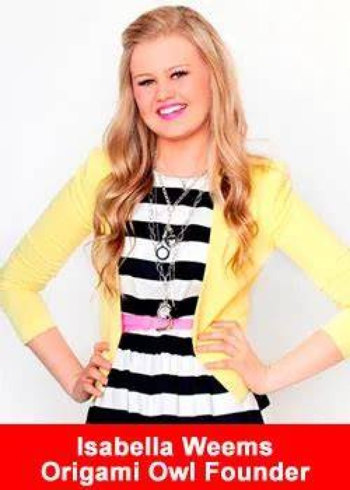 Bella Weems Founder of Origami Owl Bella WeemsFounder of Origami Owl&copy;