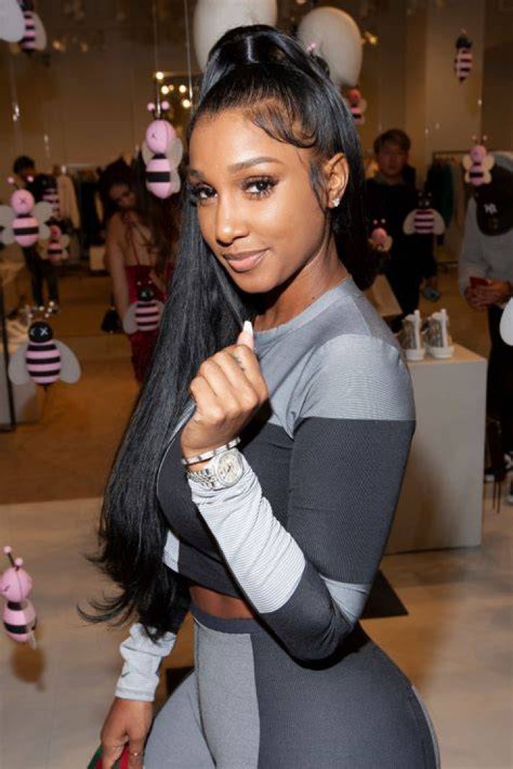 Bernice Burgos Serves In Laquan Smith Cutout Gown