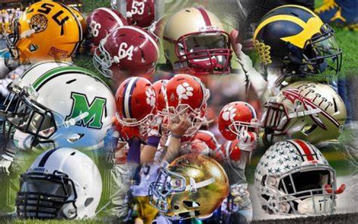 Best college football helmets of all time