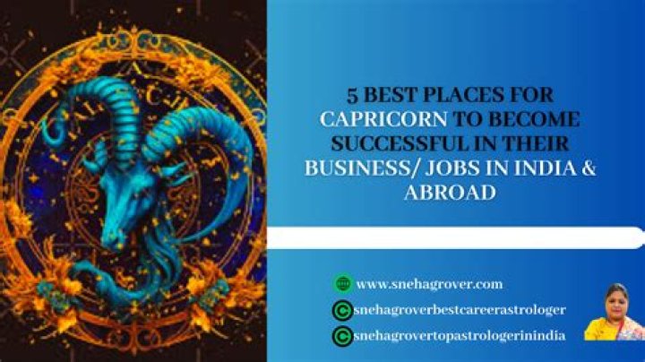 Best Jobs for Capricorn A Guide to Career Success