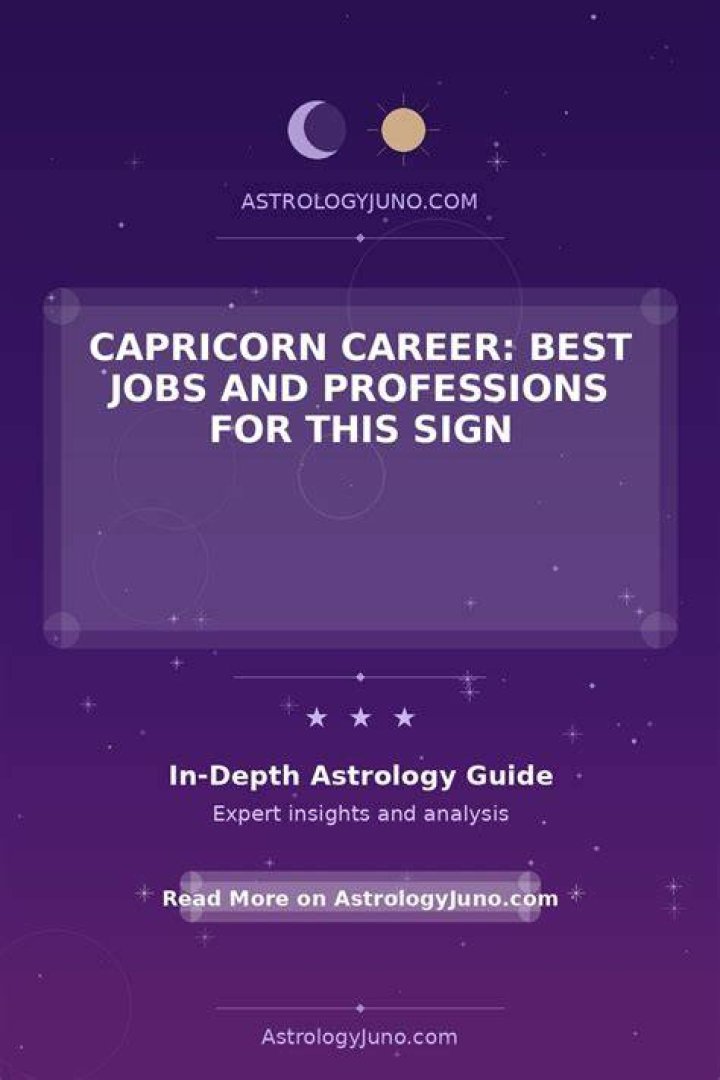 Best Jobs For Capricorn: Unlocking Career Success