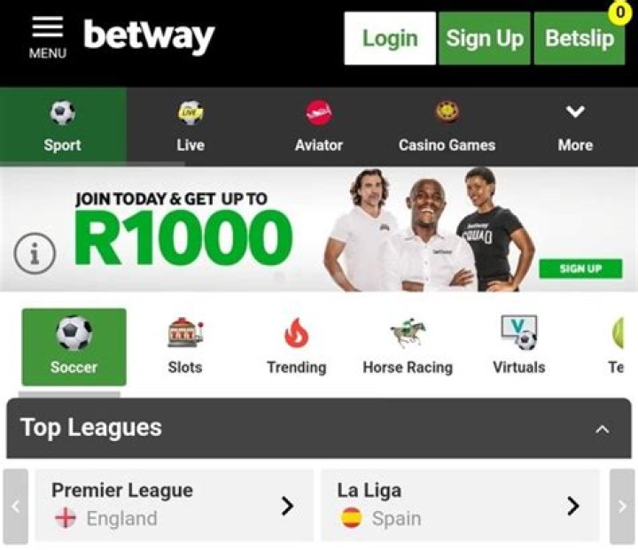 Betway mobile site login and register