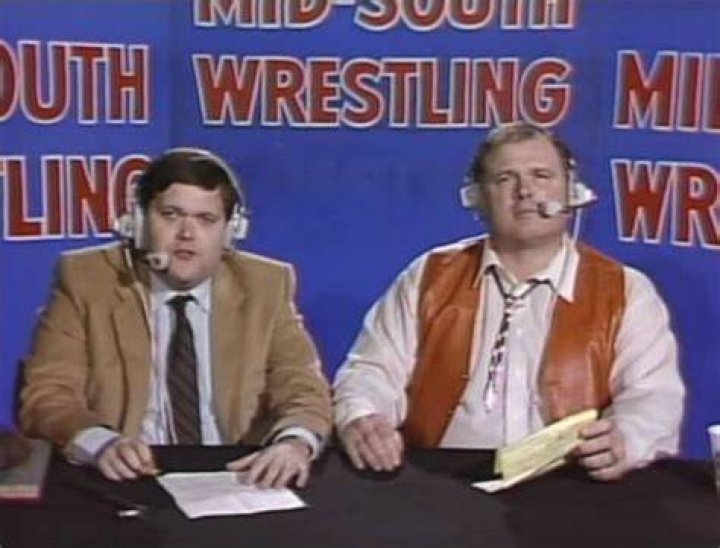 Bill Watts in Mid-South Wrestling with Jim Ross