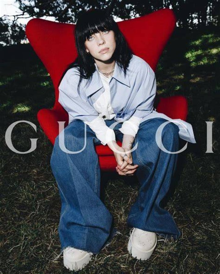 Billie Eilish in Gucci