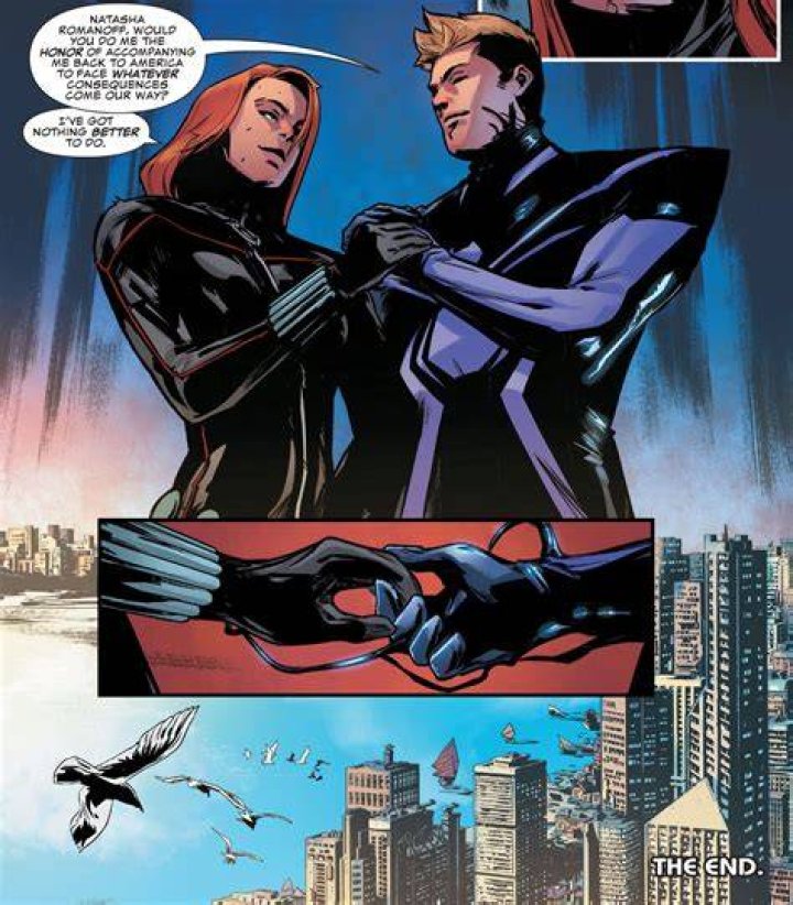 Black WIdow and Hawkeye in Avengers Endgame