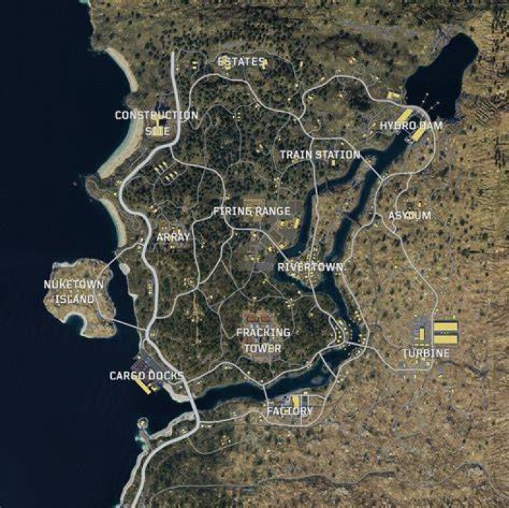 Blackout map