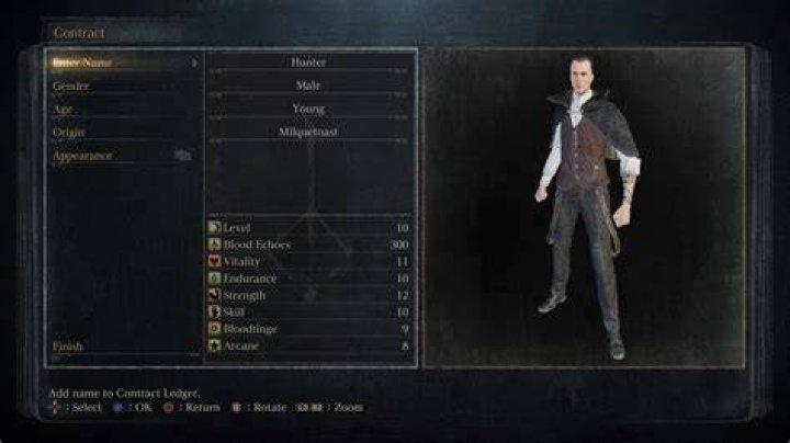 Bloodborne: best starting class and how to create your character