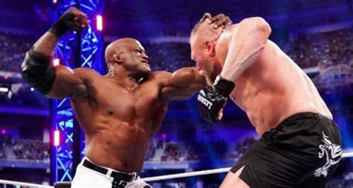 Bobby Lashley v Brock Lesnar Elimination Chamber 2023 Cropped