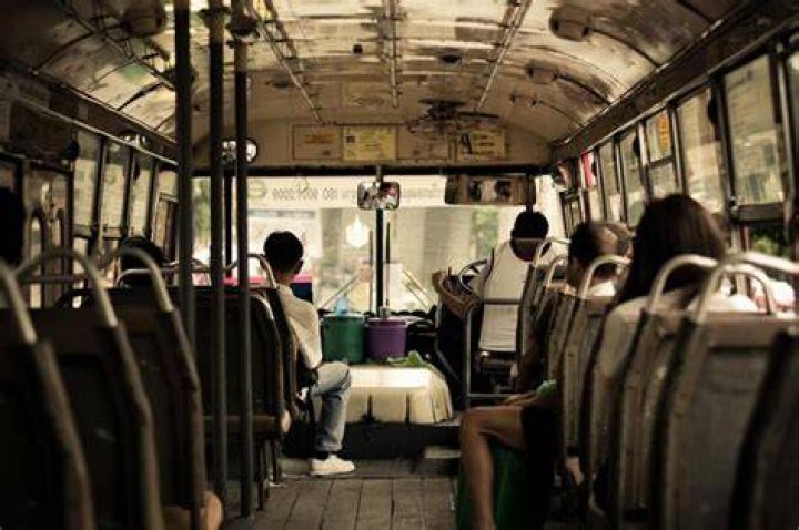 B-Rabbit sitting on a bus in 8 Mile
