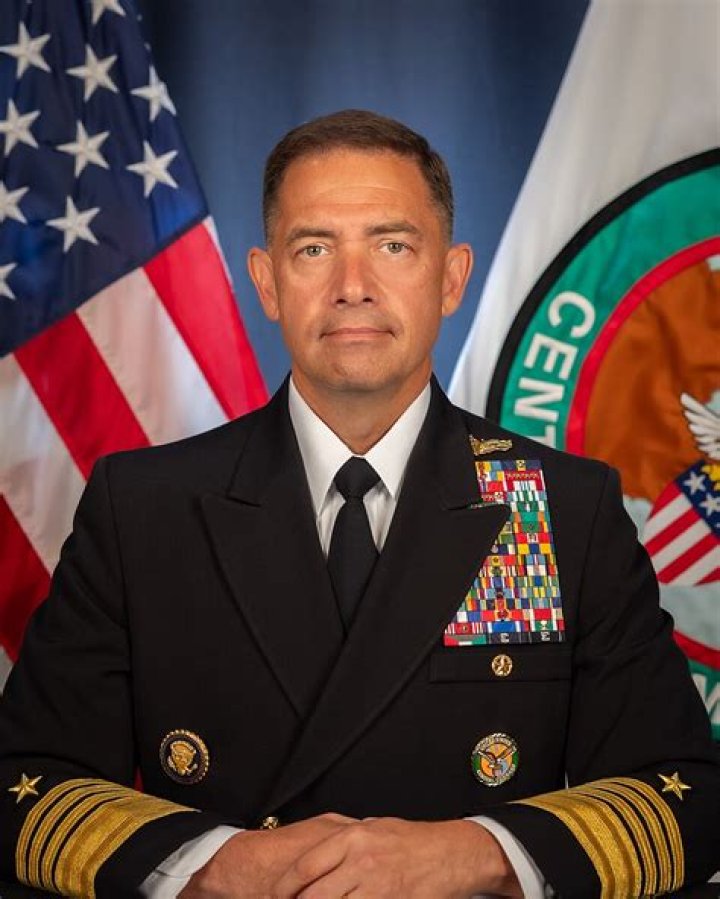 Brad Cooper heads the Navy's Bahrain-based 5th Fleet, speaks at an event at the International Defense Exhibition and Conference in Abu Dhabi. Photo / AP