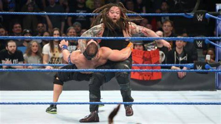Bray Wyatt hitting Sister Abigail to Brock Lesnar 
