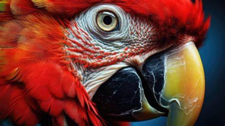 Brazilian Parrot close up