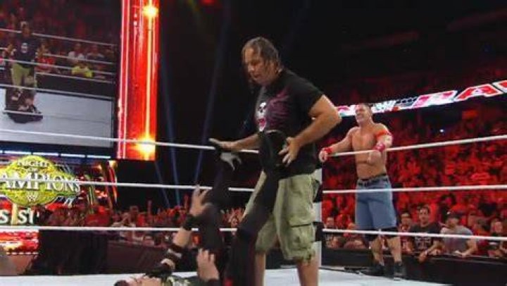 Bret Hart and John Cena in WWE