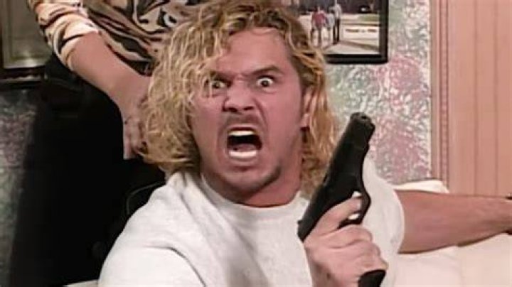 brian pillman with a gun