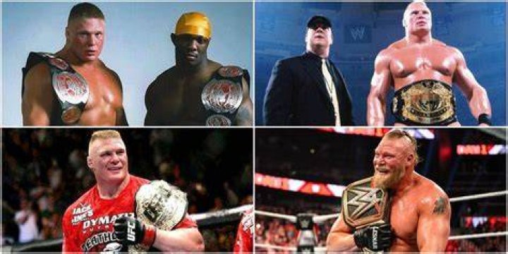 Brock Lesnar's Career Told In Photos, Through The Years