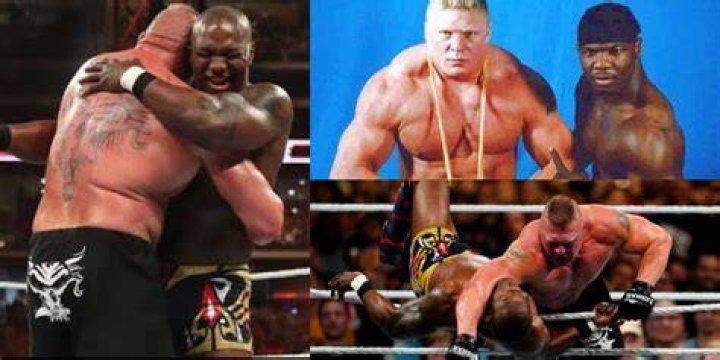 Brock Lesnar and Shelton Benjamin WWE