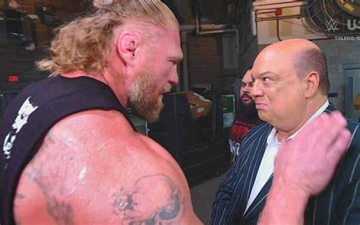 Brock Lesnar Paul Heyman Backstage