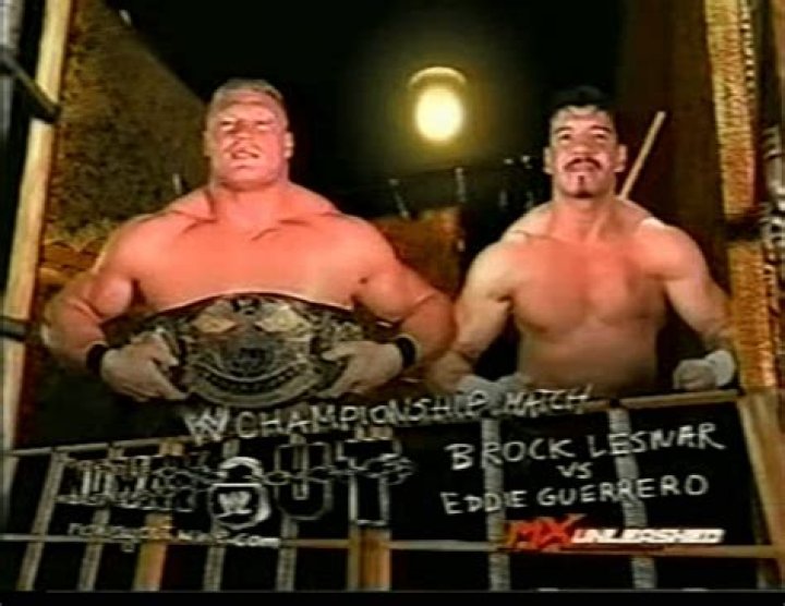Brock Lesnar v Eddie Guerrero No Way Out 2004 Cropped