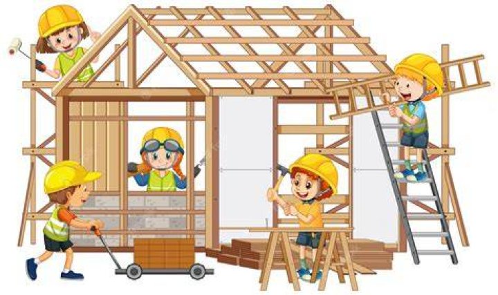 Building A House Clipart