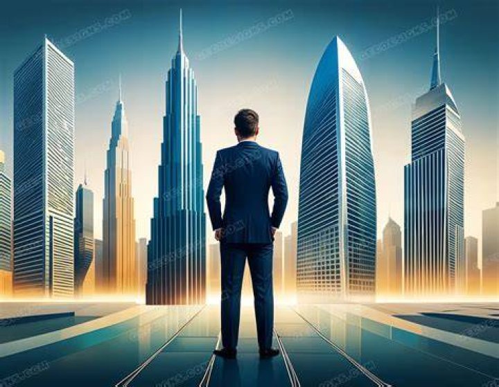 businessman in the city