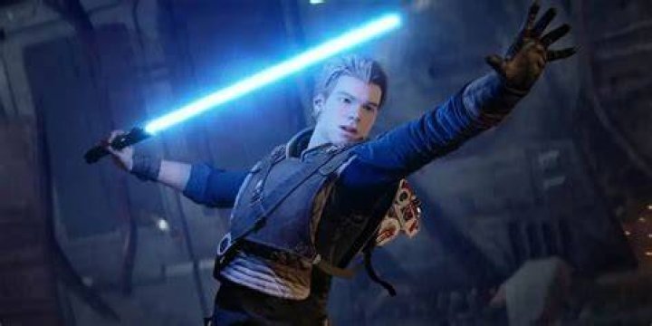 Cal Kestis using the Force on a Scout Trooper in Star Wars Jedi Fallen Order