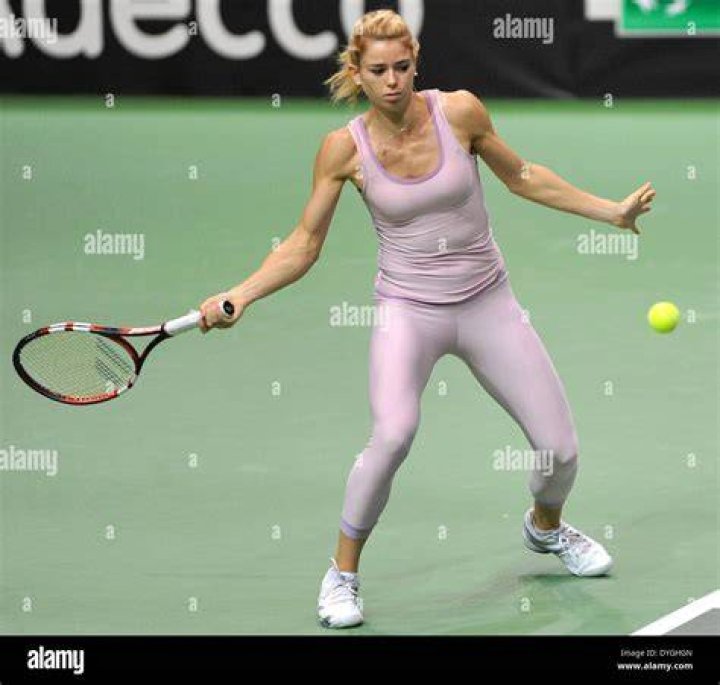 Camila Giorgi of Italy in action against Aryna Sabalenka. Photo / Getty Images