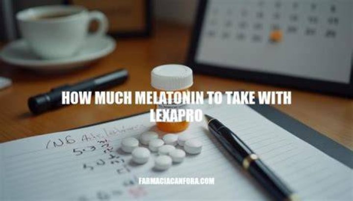 Can I Take Melatonin On Lexapro