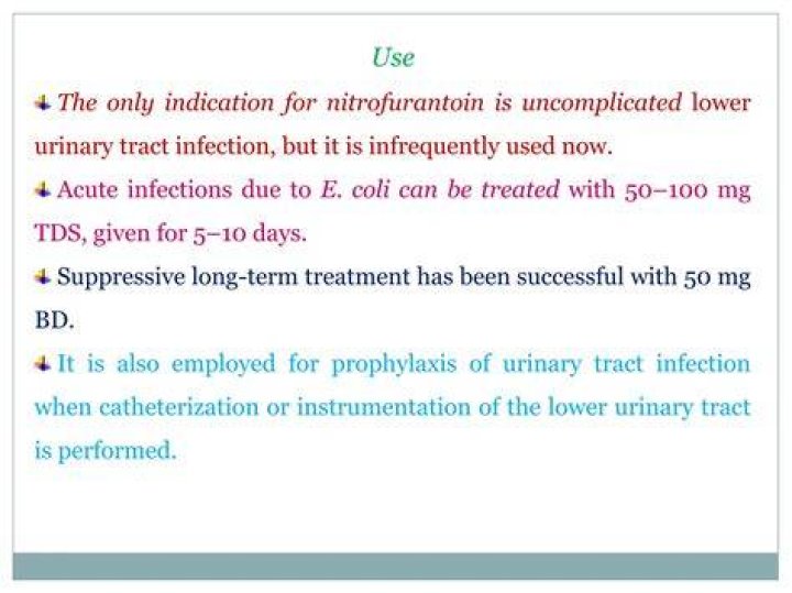 Can Nitrofurantoin Be Used To Treat STDs?