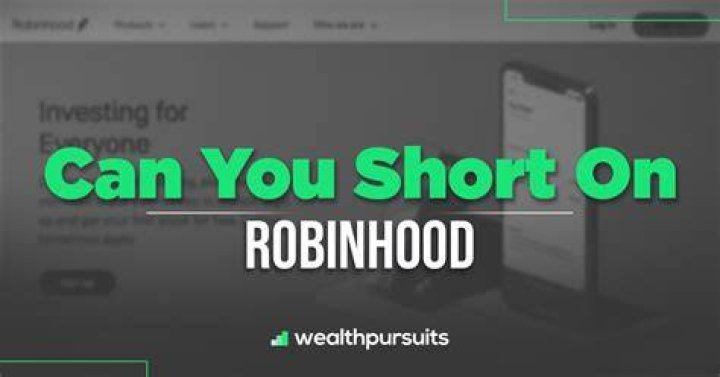 Can you short a stock on Robinhood?