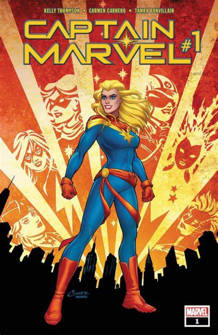 Captain Marvel Comic Cover
