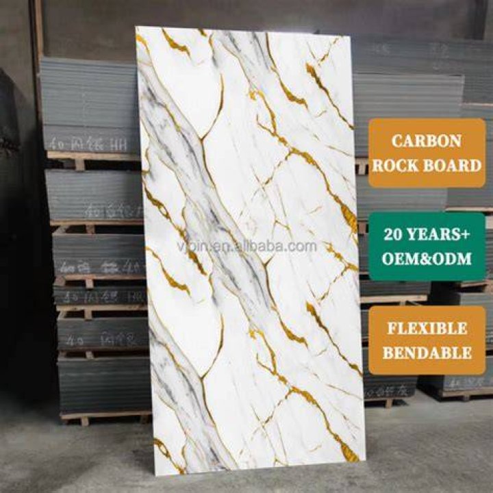 Carbon Rock PVC Wall Board Marble Wall Panel for Decoration Accent