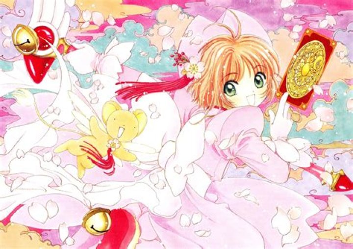Cardcaptor Sakura's Sakura and Syaoran, along with Kero
