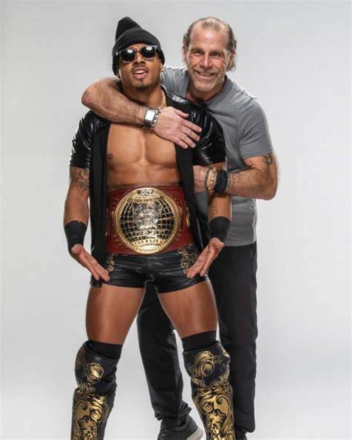 carmelo hayes with shawn michaels
