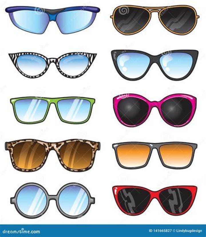 Cartoon Vector Eye Glasses and Shades Stock Vector Illustration of