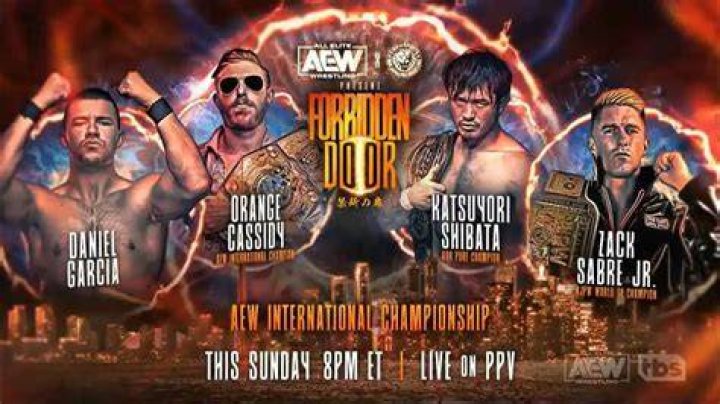 cassidy vs shibata vs sabre jr vs garcia at forbidden door