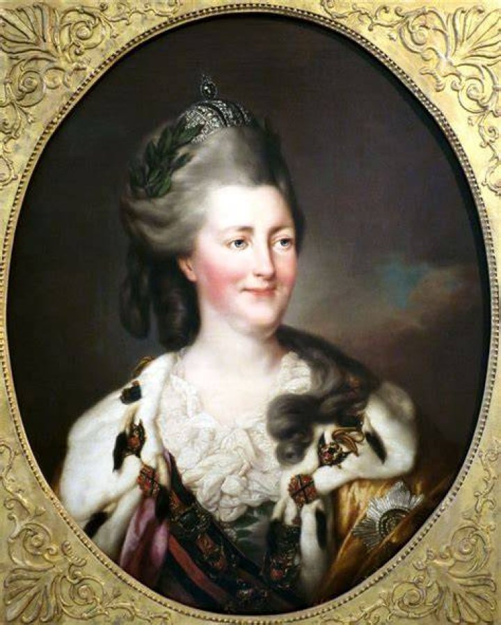 Catherine the Great next to Elle Fanning's Catherine