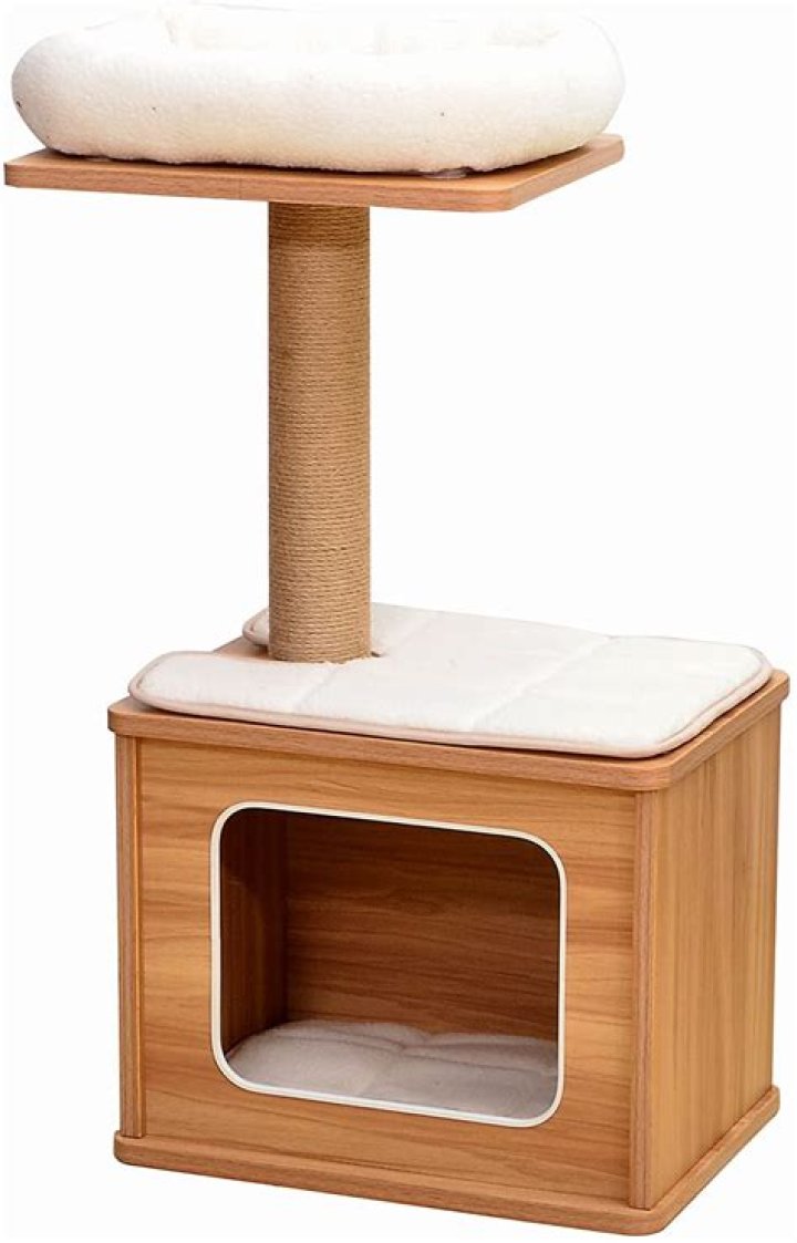 Catry 29.7-in Modern Jute Cat Tree & Condo