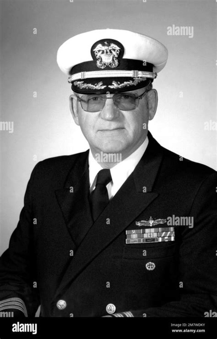 CDR John I. Allman III, USN (covered). Country Unknown Stock Photo Alamy