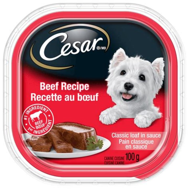 Cesar Classic Loaf in Sauce Beef Recipe, Filet Mignon, Grilled Chicken, & Porterhouse Steak Flavors Variety Pack Dog Food Trays