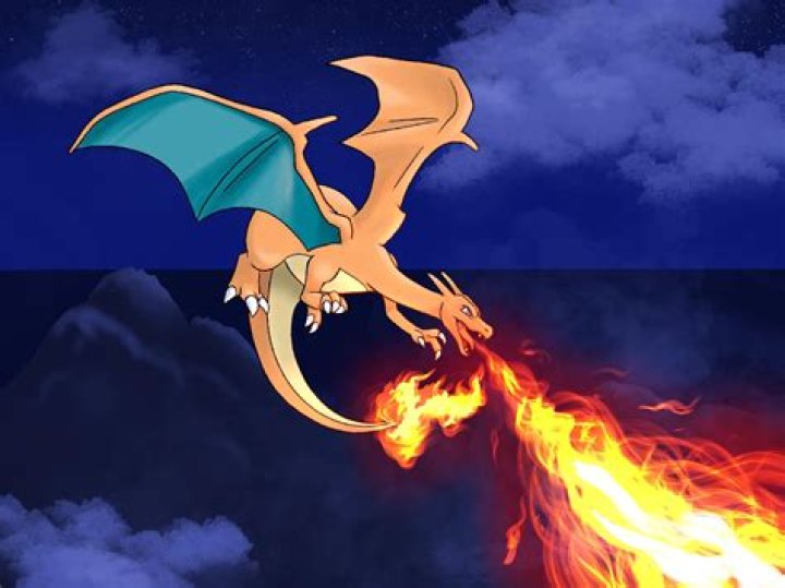 Charizard Using Flamethrower