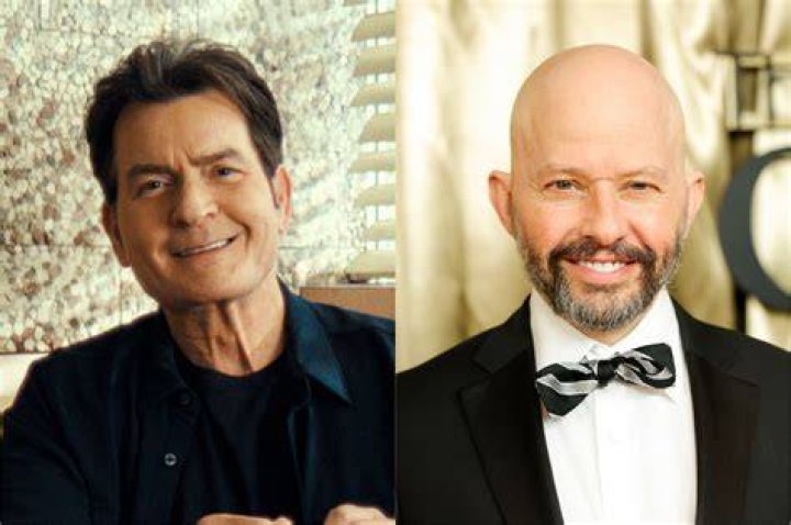 Charlie Sheen, Jon Cryer and Angus T Jones in Two and a Half Men