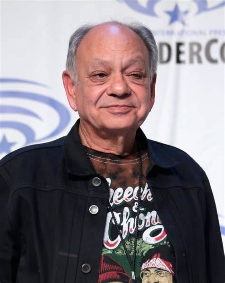 Cheech Marin posed for a photograph