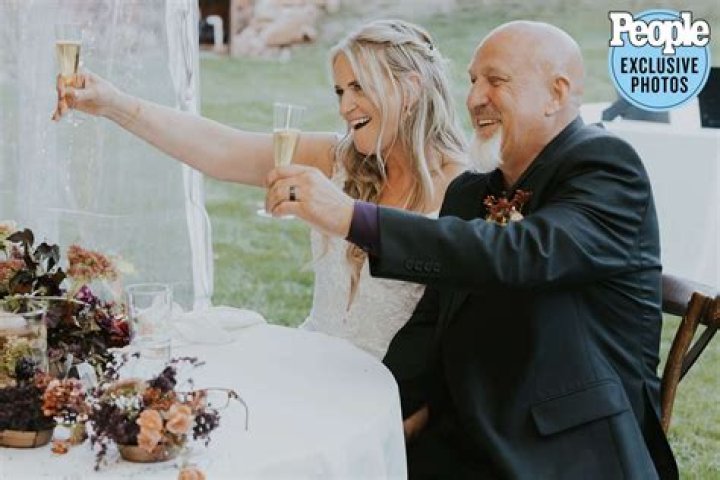 Christine Brown Gives Husband David Woolley a Lap Dance at Wedding