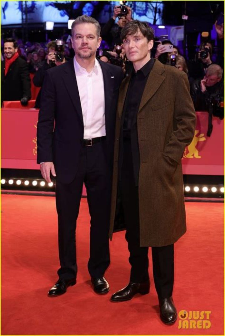 Cillian Murphy and Matt Damon in Oppenheimer touring Los Alamos