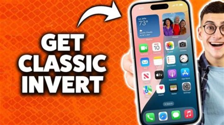 Classic invert feature on an Android phone