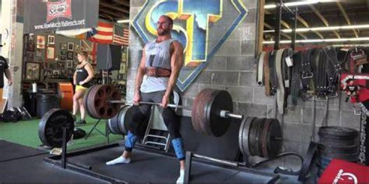 Claudio Castagnoli Deadlifting