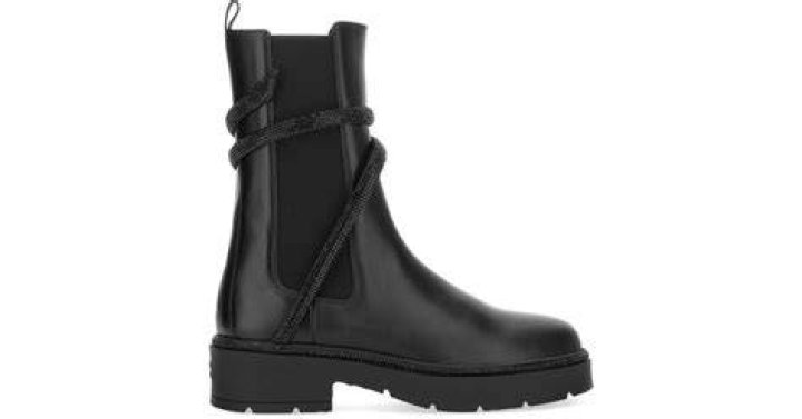 Cleo Combat Black Biker Boot