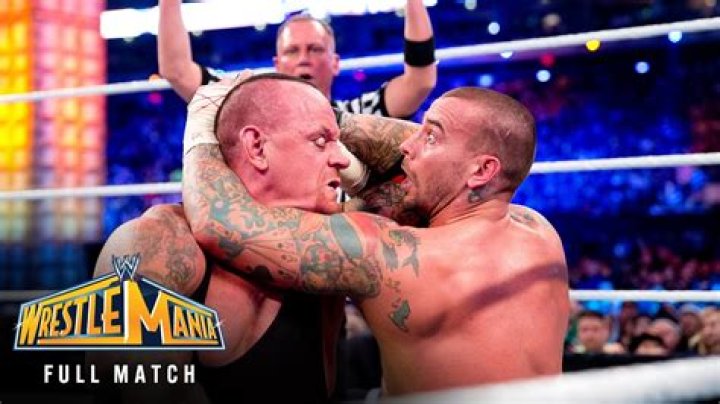 CM Punk v The Undertaker Hell in a Cell 2009 Cropped
