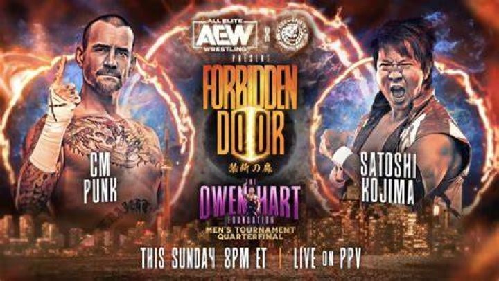 cm punk vs satoshi kojima at forbidden door