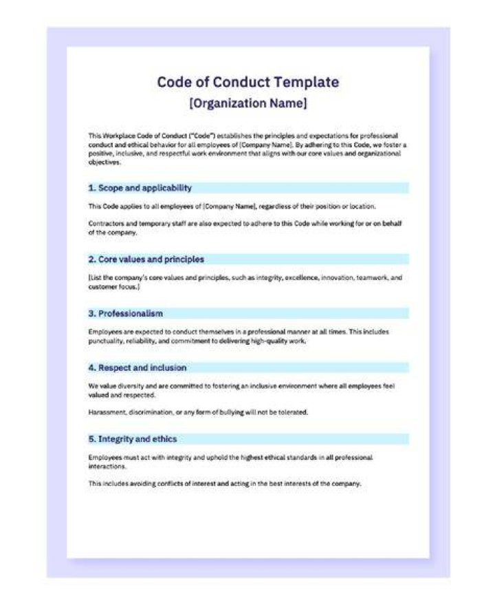 Code of Conduct